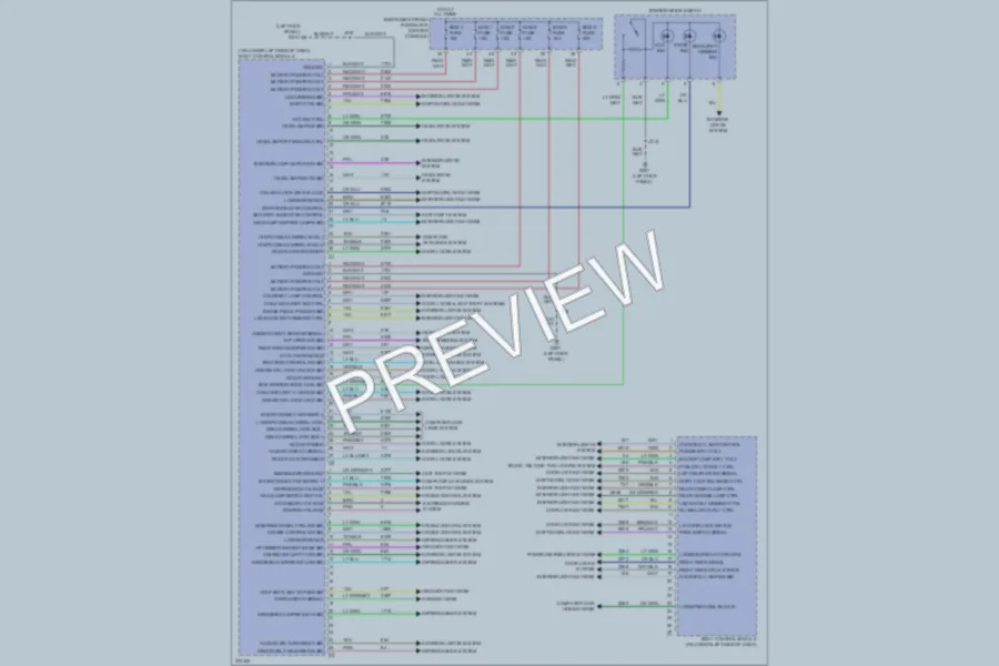 2012 Cadillac SRX Body Control Modules wiring diagram preview