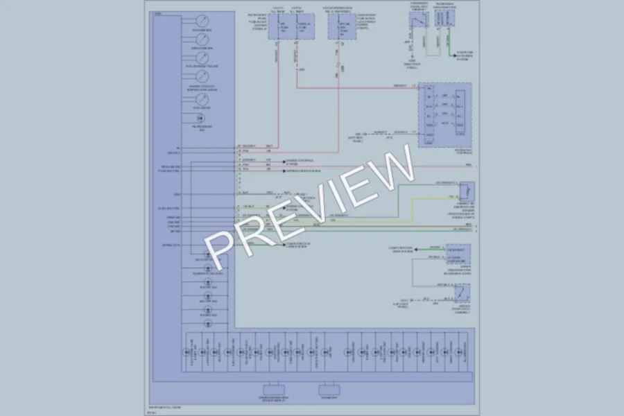 2012 Cadillac SRX Instrument Cluster wiring diagram preview