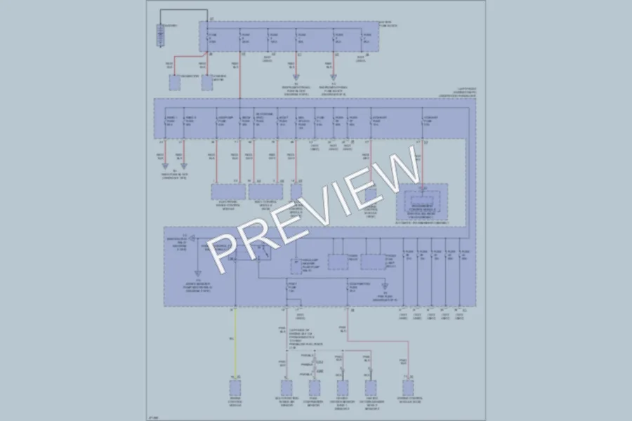 2012 Cadillac SRX Power Distribution wiring diagram preview
