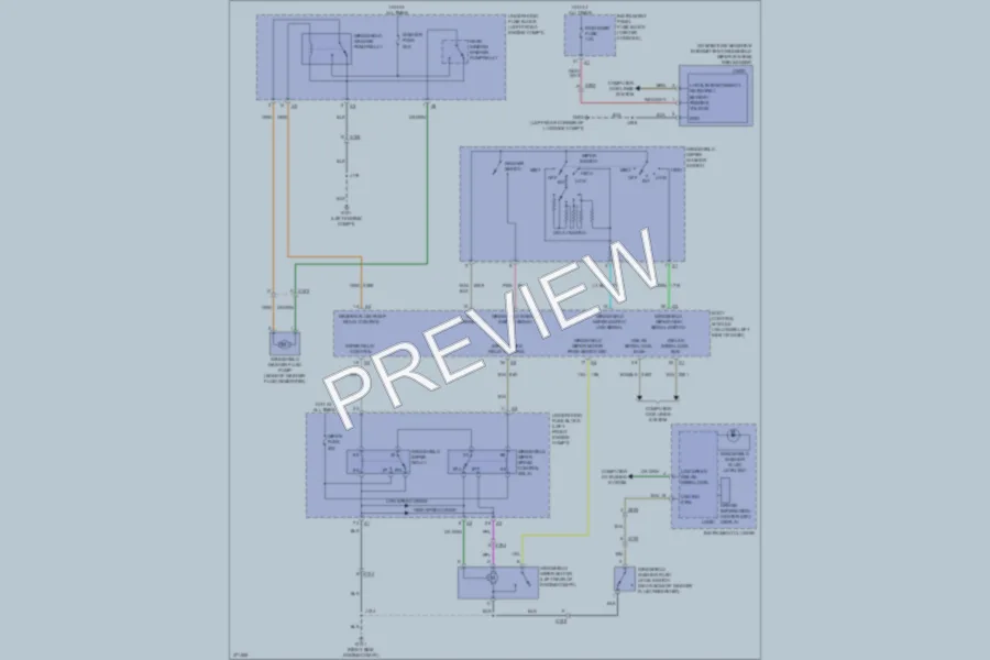 2012 Cadillac SRX Wiper Washer wiring diagram preview
