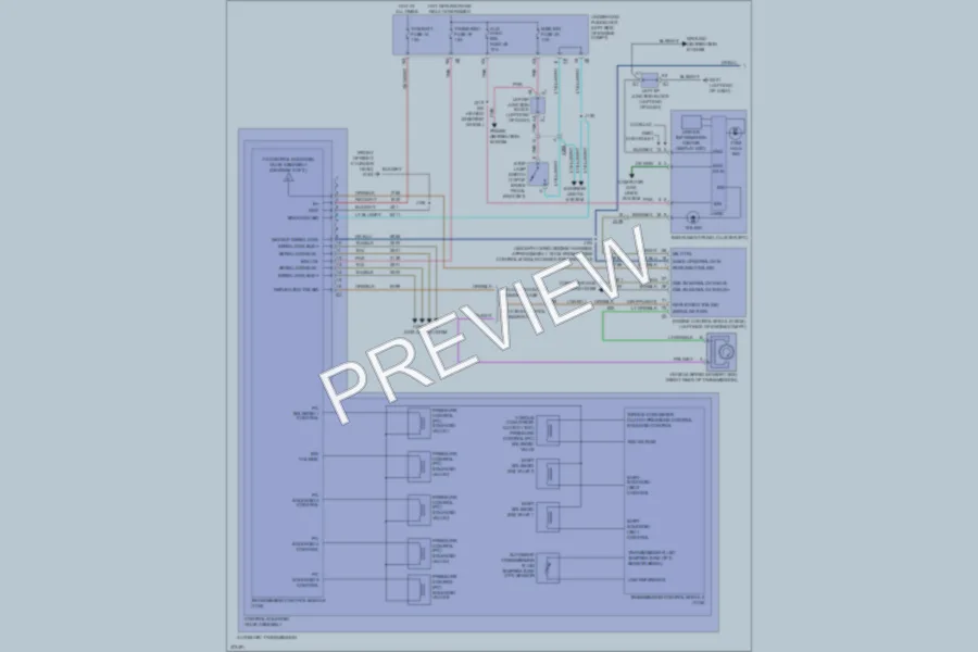2012 Chevrolet C1500Suburban Transmission wiring diagram preview