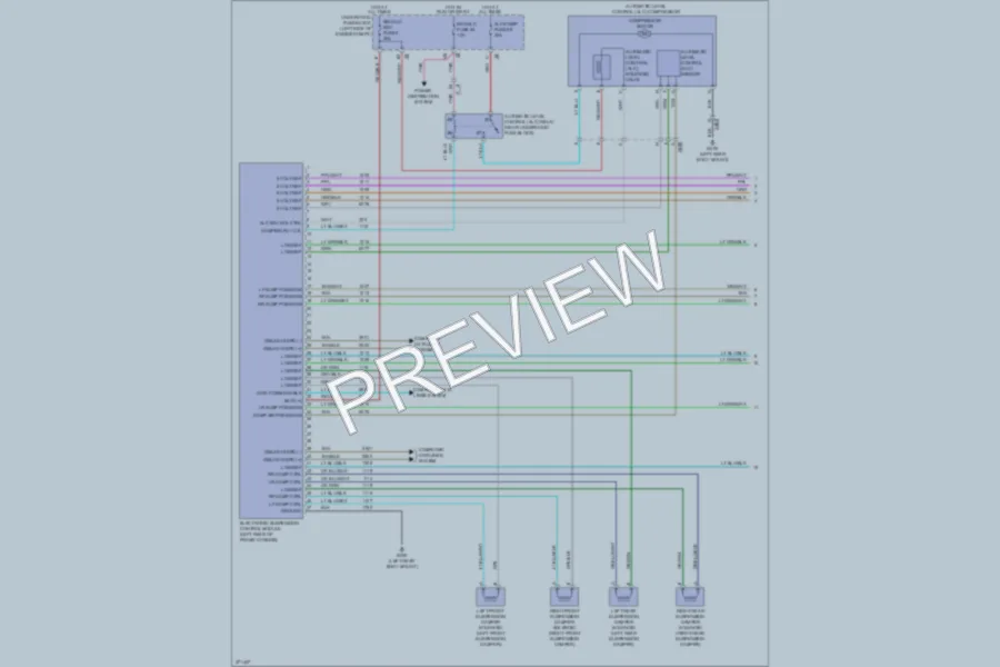 2012 Chevrolet C2500Suburban Electronic Suspension wiring diagram preview