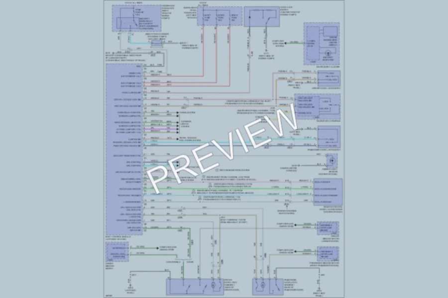 2012 Chevrolet Camaro Power Door Locks wiring diagram preview
