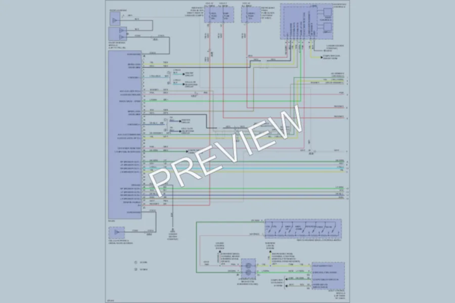 2012 Chevrolet Camaro Radio wiring diagram preview