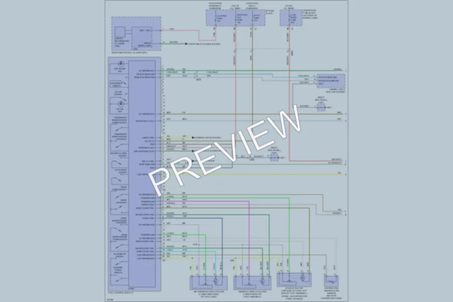 2012 Chevrolet CaptivaSport Air Conditioning wiring diagram preview