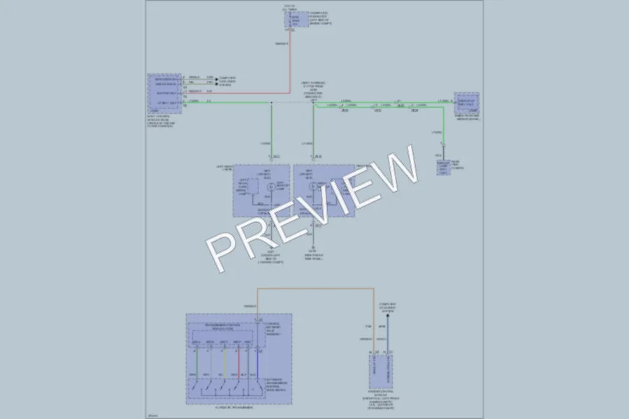 2012 Chevrolet CaptivaSport Exterior Lights wiring diagram preview