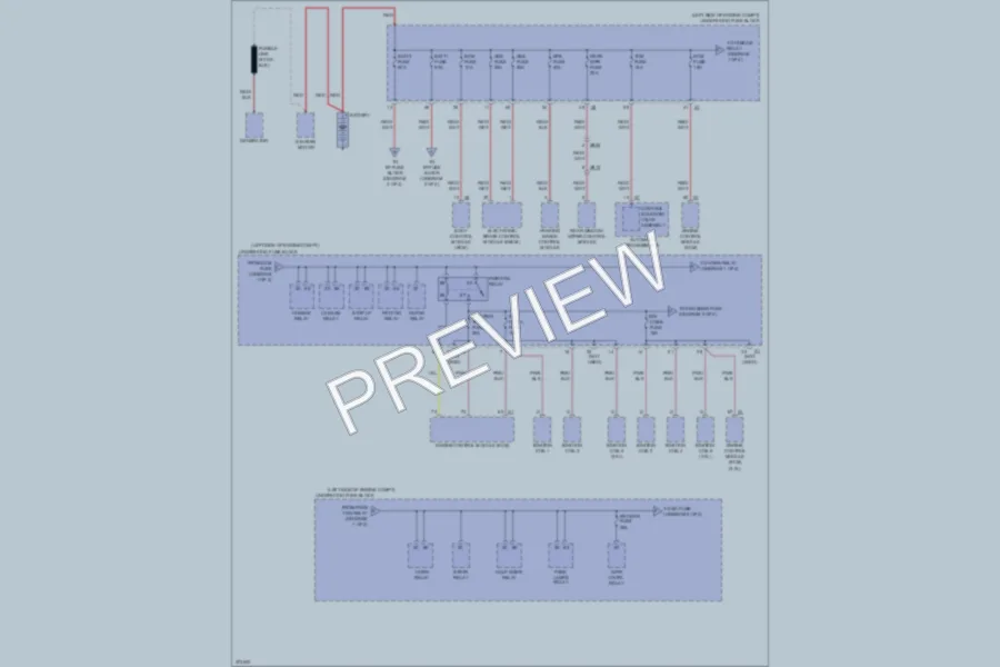 2012 Chevrolet CaptivaSport Power Distribution wiring diagram preview