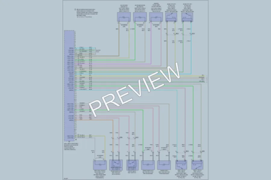 2012 Chevrolet CaptivaSport Supplemental Restraints wiring diagram preview