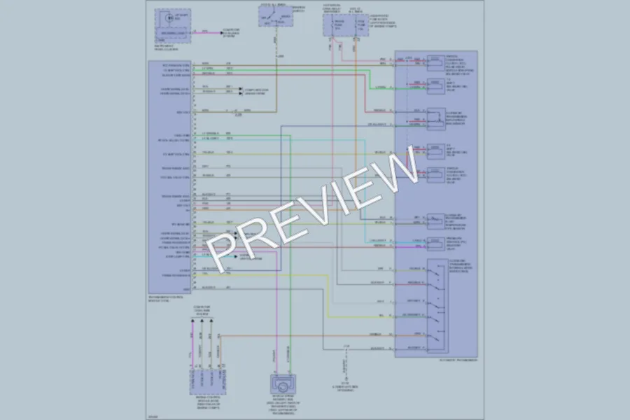 2012 Chevrolet Colorado Transmission wiring diagram preview