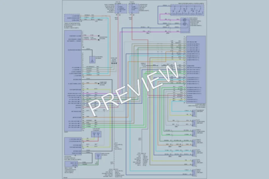 2012 Chevrolet Corvette Radio wiring diagram preview