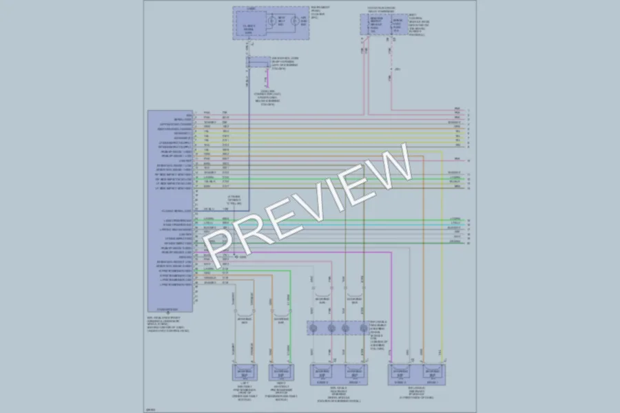 2012 Chevrolet Corvette Supplemental Restraints wiring diagram preview