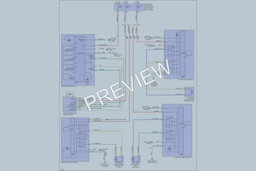 2012 Chevrolet Cruze Power Windows wiring diagram preview
