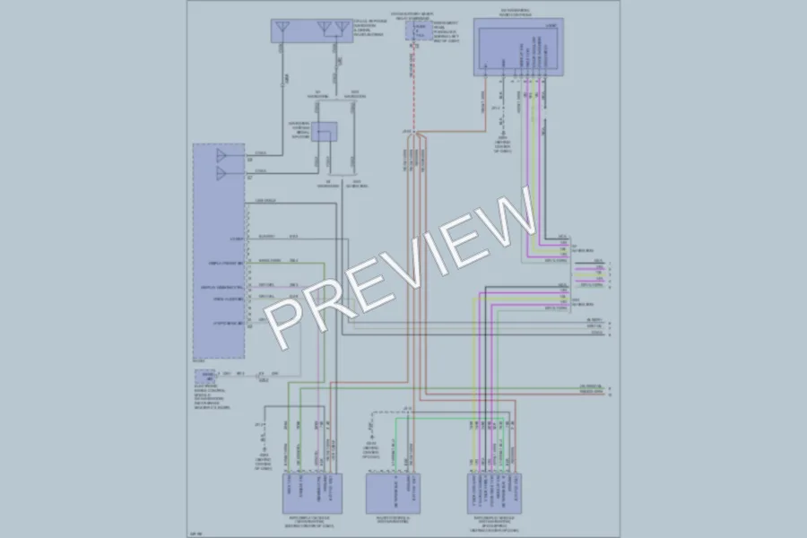 2012 Chevrolet Cruze Radio wiring diagram preview