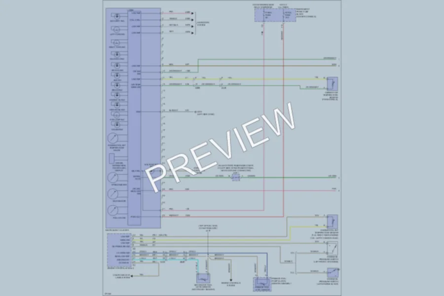 2012 Chevrolet Equinox Instrument Cluster wiring diagram preview