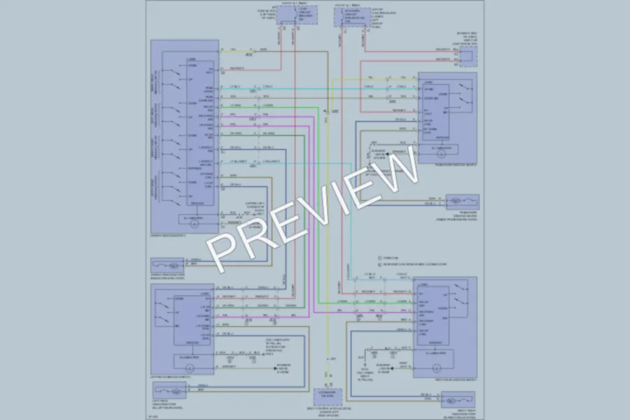 2012 Chevrolet 1500 Power Windows wiring diagram preview