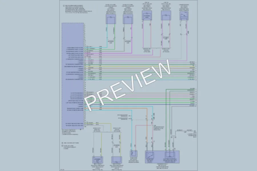 2012 Chevrolet K2500Suburban Supplemental Restraints wiring diagram preview