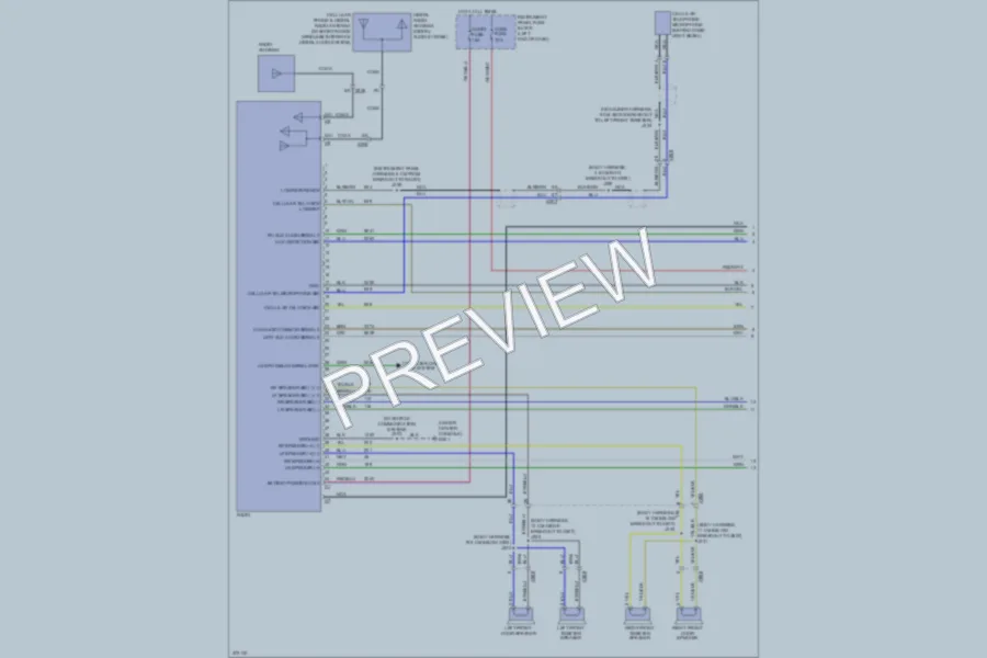 2012 Chevrolet Sonic Navigation wiring diagram preview