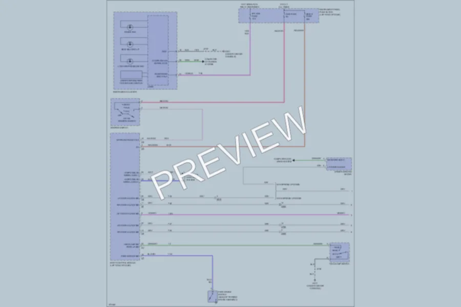 2012 Chevrolet Sonic Warning Systems wiring diagram preview