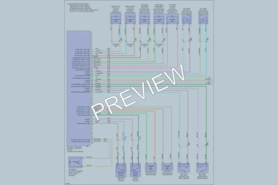 2012 Chevrolet Traverse Supplemental Restraints wiring diagram preview