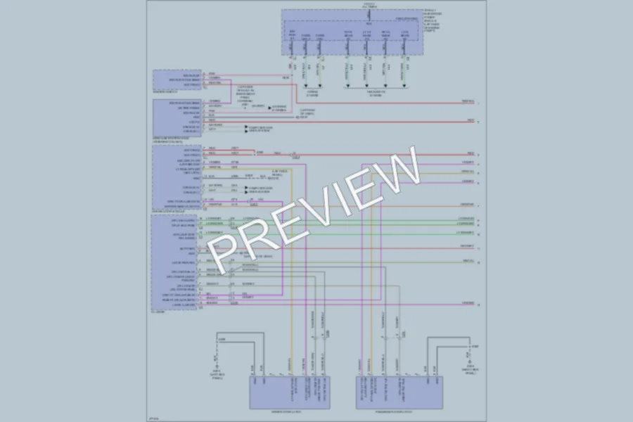 2012 Chrysler 200 Anti Theft wiring diagram preview