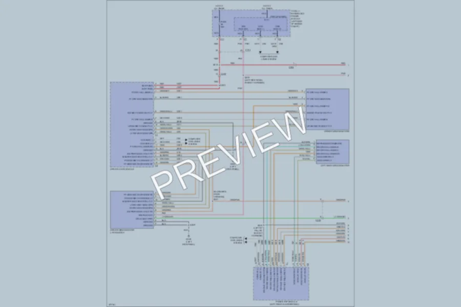 2012 Chrysler 200 Power Windows wiring diagram preview