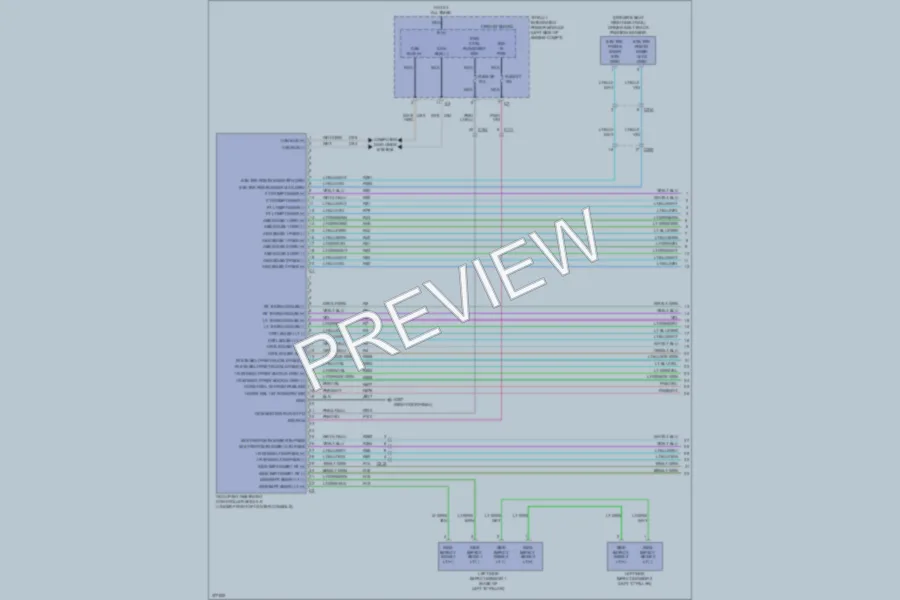 2012 Chrysler 200 Supplemental Restraints wiring diagram preview