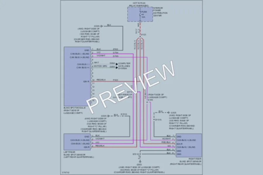 2012 Chrysler 300 Navigation wiring diagram preview
