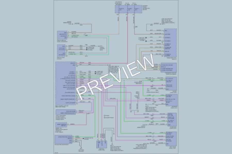 2012 Chrysler 300 Power Door Locks wiring diagram preview