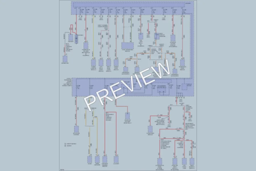 2012 Chrysler TownCountry Power Distribution wiring diagram preview