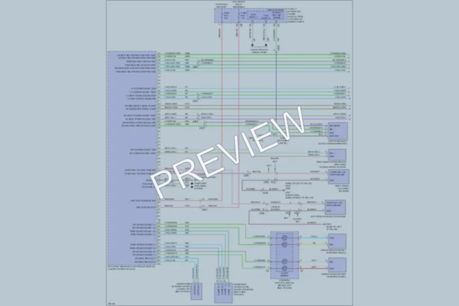 2012 Chrysler TownCountry Supplemental Restraints wiring diagram preview