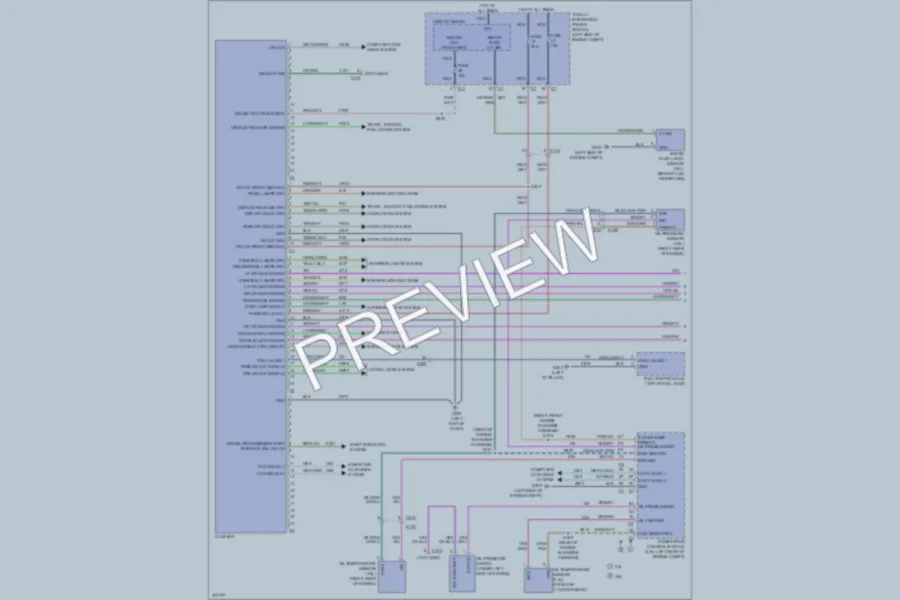2012 Dodge Avenger Instrument Cluster wiring diagram preview
