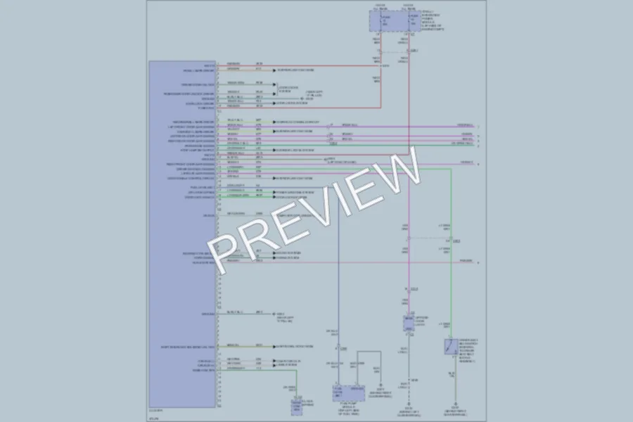 2012 Dodge Caliber Instrument Cluster wiring diagram preview