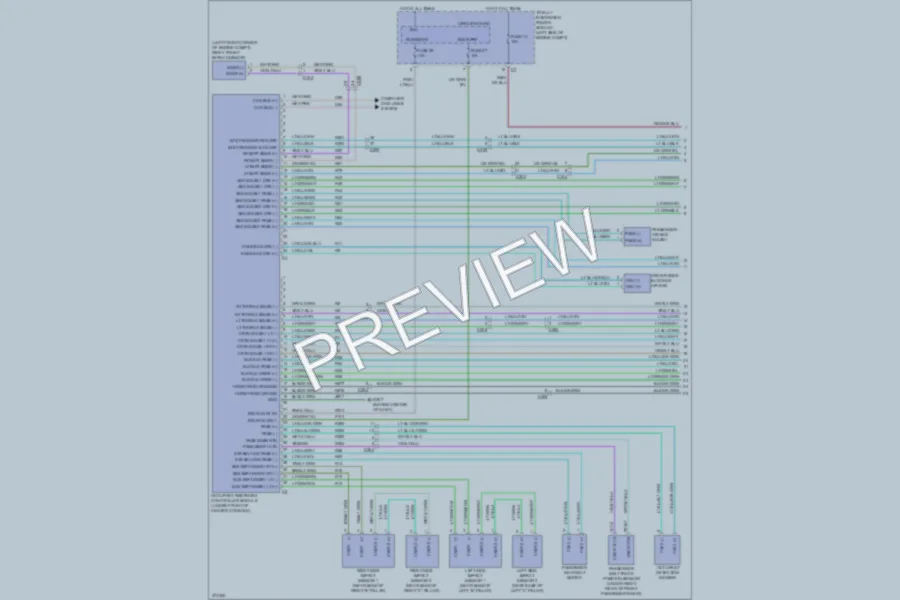 2012 Dodge Caliber Supplemental Restraints wiring diagram preview