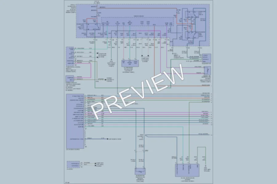 2012 Dodge Challenger Air Conditioning wiring diagram preview
