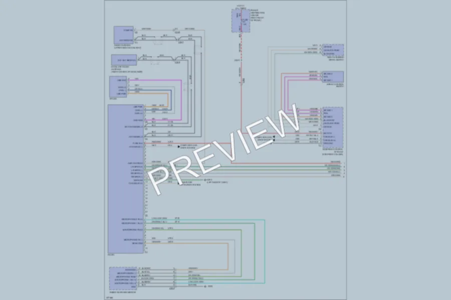 2012 Dodge Challenger Radio wiring diagram preview