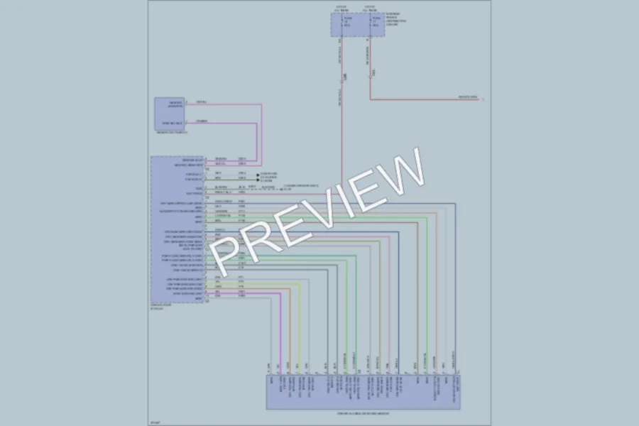 2012 Dodge Charger Memory Systems wiring diagram preview