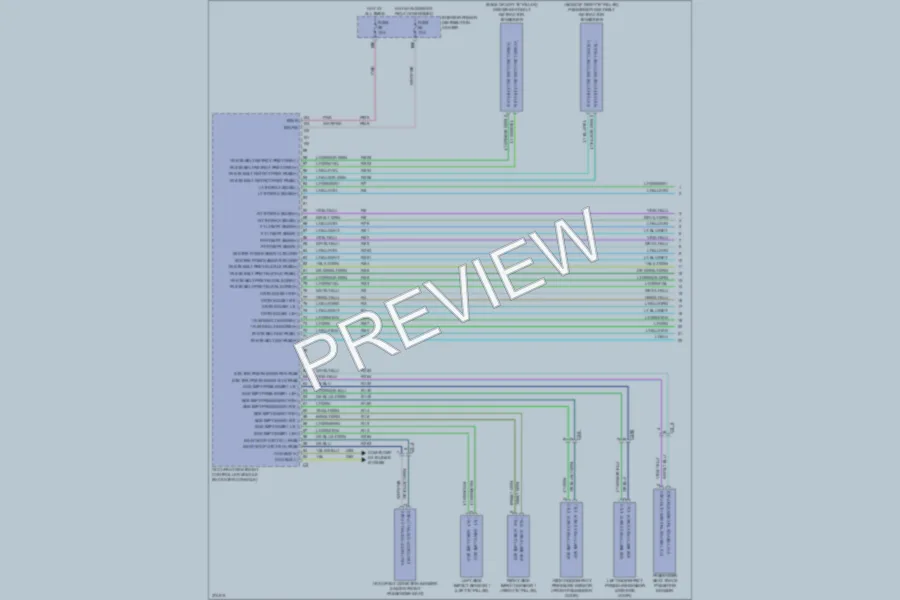 2012 Dodge Charger Supplemental Restraints wiring diagram preview