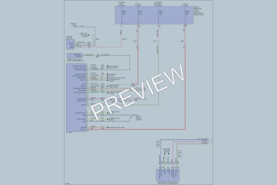 2012 Dodge Durango Instrument Cluster wiring diagram preview