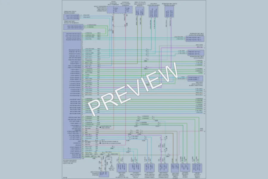2012 Dodge Durango Supplemental Restraints wiring diagram preview