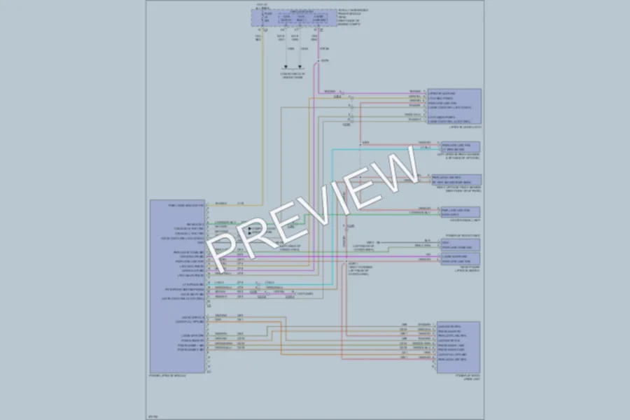 2012 Dodge Durango Trunk Tailgate Fuel Door wiring diagram preview