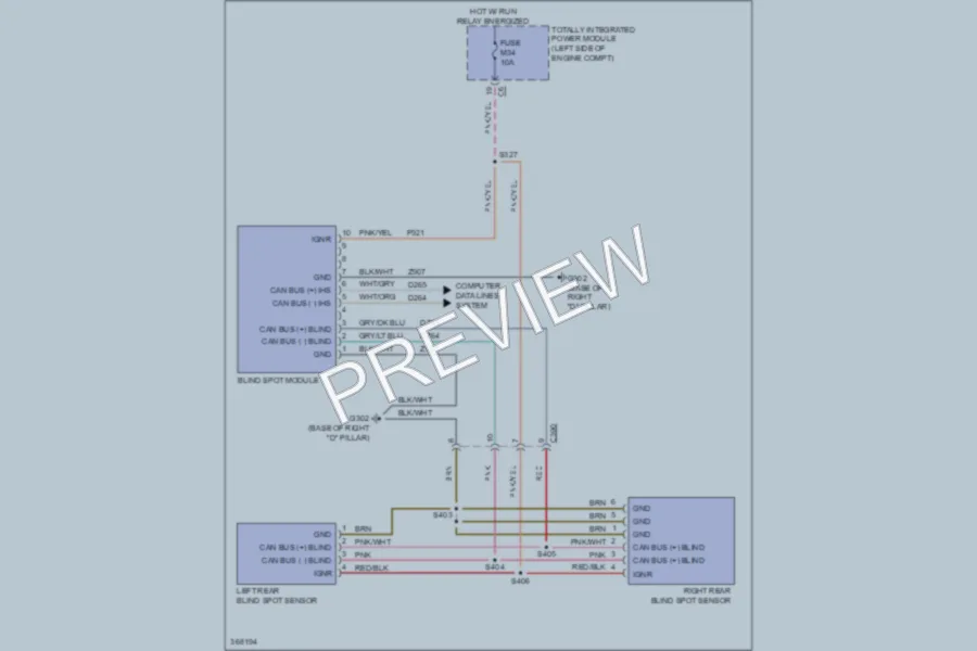 2012 Dodge GrandCaravan Navigation wiring diagram preview
