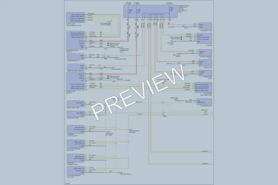 2012 Dodge Journey Interior Lights wiring diagram preview