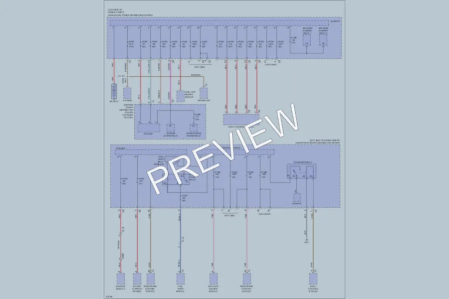 2012 Dodge Journey Power Distribution wiring diagram preview