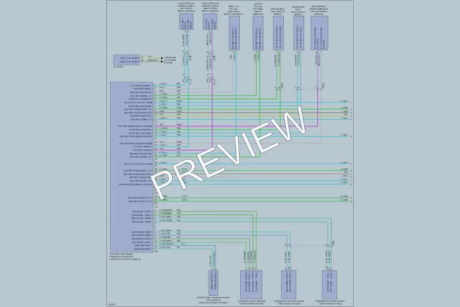 2012 Dodge Journey Supplemental Restraints wiring diagram preview