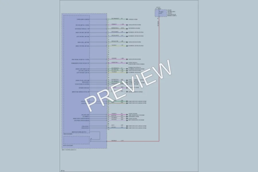 2012 Fiat 500 Body Control Modules wiring diagram preview