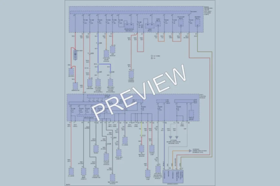 2012 Fiat 500 Power Distribution wiring diagram preview