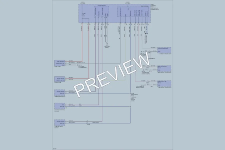 2012 Fiat 500C Interior Lights wiring diagram preview