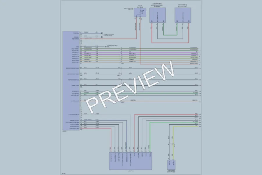 2012 Fiat 500C Radio wiring diagram preview