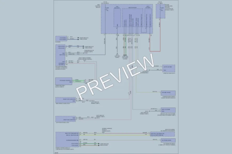 2012 Fiat 500C Warning Systems wiring diagram preview