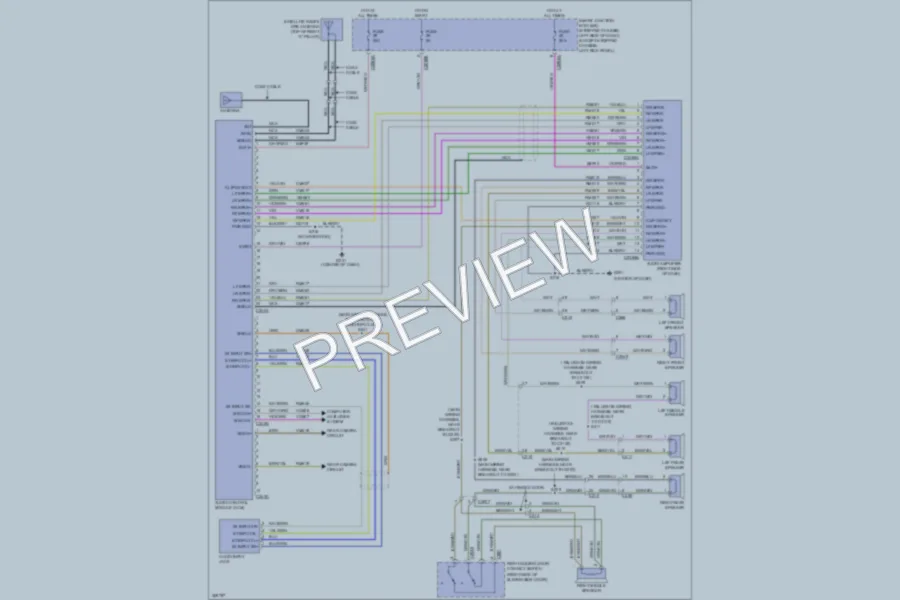 2012 Ford E150 Navigation wiring diagram preview